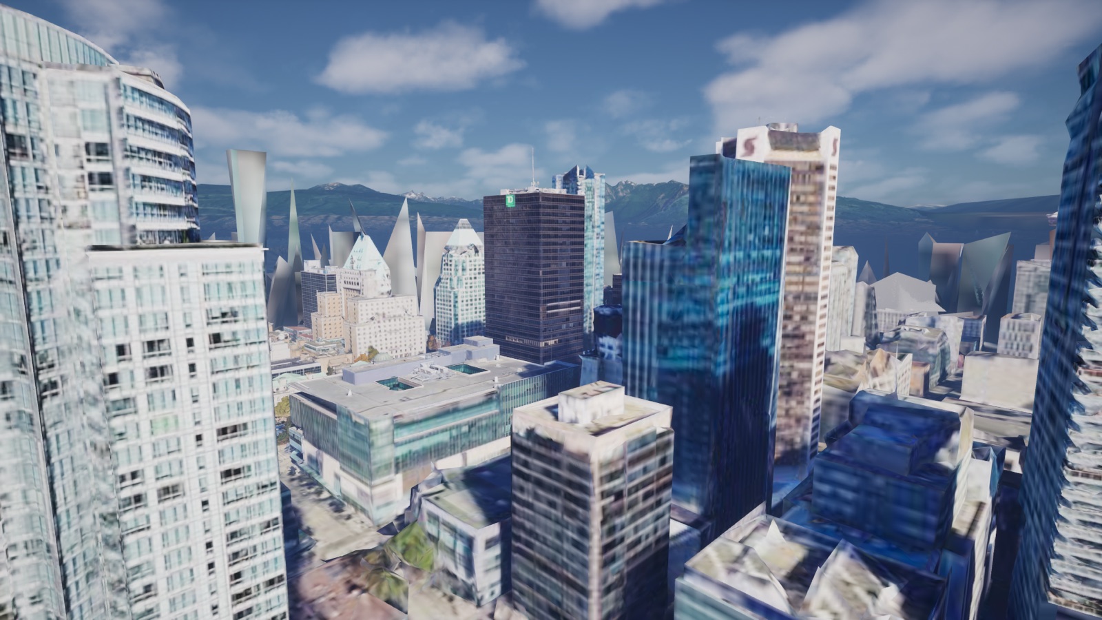 Downtown Vancouver towers in Unreal